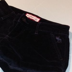 Black Abercrombie Girls Shorts